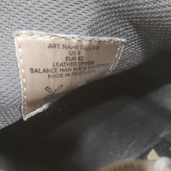 Men's Grey Leather Shoes - Picture 6 of 7